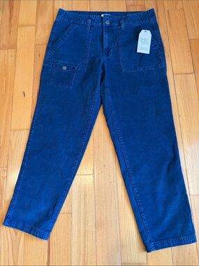 Time and Tru Blue Corduroy Waistband Pants